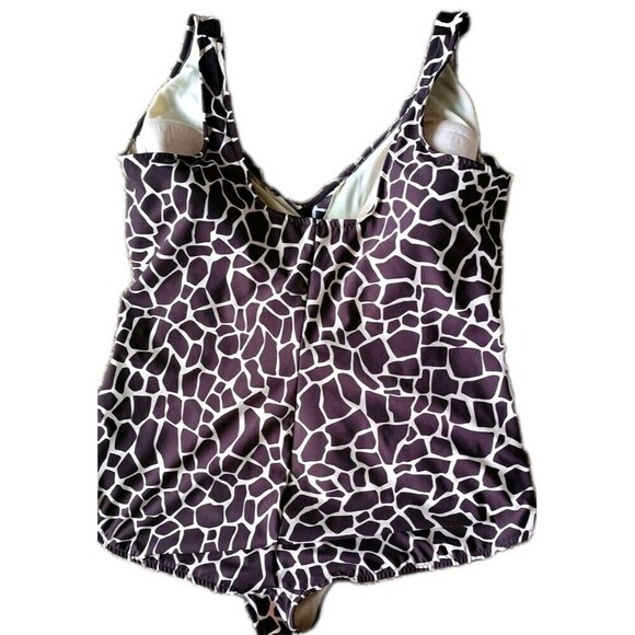 Miraclesuit Swimsuit Estilo Plus Sz 24 One-Piece Animal Giraffe Print  Slimming - Picture 2 of 10